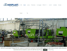 Tablet Screenshot of agsplast.com